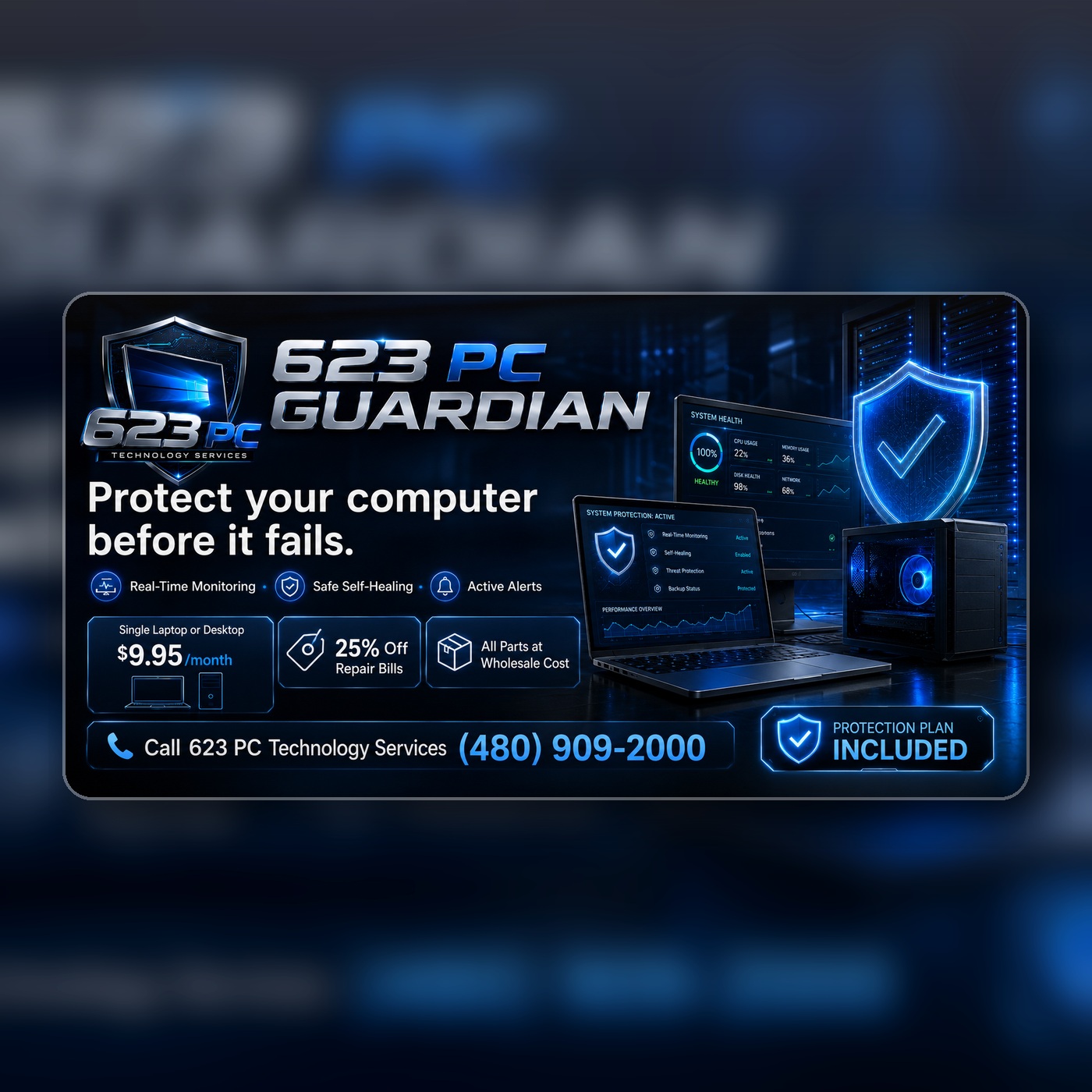 PC Guardian proactive computer support
