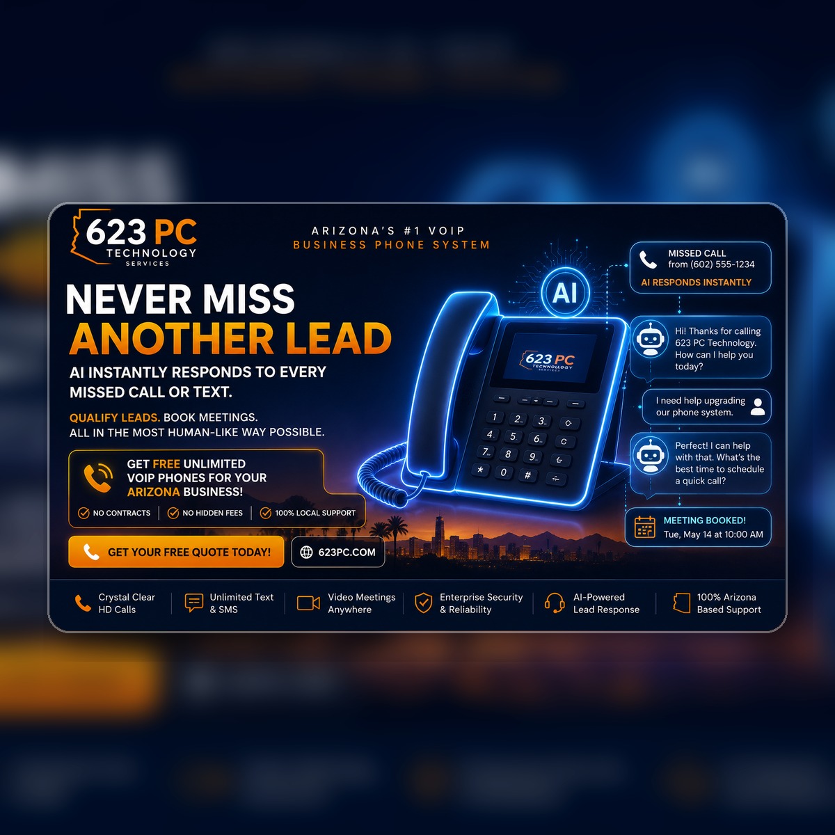 623 PC Technology computer and technology services hero header