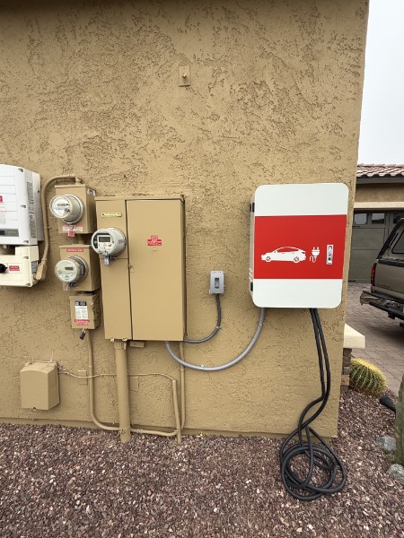 Tesla Wall Connector installation reference image one
